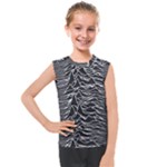 Joy Division Unknown Pleasures Pattern Kids  Mesh Tank Top