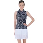 Joy Division Unknown Pleasures Pattern Women s Sleeveless Polo T-Shirt