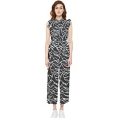 Women s Frill Top Chiffon Jumpsuit 