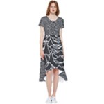 Joy Division Unknown Pleasures Pattern High Low Boho Dress