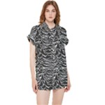 Joy Division Unknown Pleasures Pattern Chiffon Lounge Set