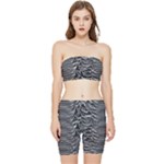 Joy Division Unknown Pleasures Pattern Stretch Shorts and Tube Top Set