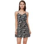 Joy Division Unknown Pleasures Pattern Short Frill Dress