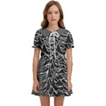 Joy Division Unknown Pleasures Pattern Kids  Sweet Collar Dress