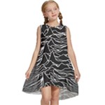 Joy Division Unknown Pleasures Pattern Kids  Frill Swing Dress