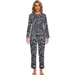 Joy Division Unknown Pleasures Pattern Womens  Long Sleeve Lightweight Pajamas Set