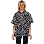 Joy Division Unknown Pleasures Pattern Women s Batwing Button Up Shirt