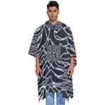 Joy Division Unknown Pleasures Pattern Men s Hooded Rain Ponchos