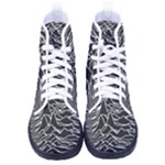 Joy Division Unknown Pleasures Pattern Men s High-Top Canvas Sneakers