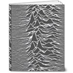 Joy Division Unknown Pleasures Pattern 8  x 10  Hardcover Notebook