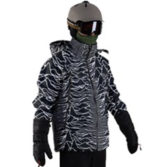 Men s Zip Ski and Snowboard Waterproof Breathable Jacket 
