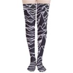 Joy Division Unknown Pleasures Pattern Thigh High Stockings