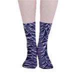 Joy Division Unknown Pleasures Pattern Smooth Crew Length Tube Socks