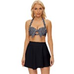 Joy Division Unknown Pleasures Pattern Vintage Style Bikini Top