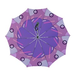 Colorful Labstract Wallpaper Theme Automatic Folding Umbrella with Case (Large) from ArtsNow.com