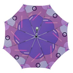 Colorful Labstract Wallpaper Theme Automatic Folding Umbrella with Case (Medium) from ArtsNow.com