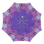 Colorful Labstract Wallpaper Theme Automatic Folding Umbrella with Case (Medium)