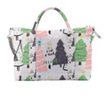 Christmas Trees Icons Carry-on Travel Shoulder Bag