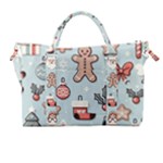 Christmas Cartoon Pattern Carry-on Travel Shoulder Bag