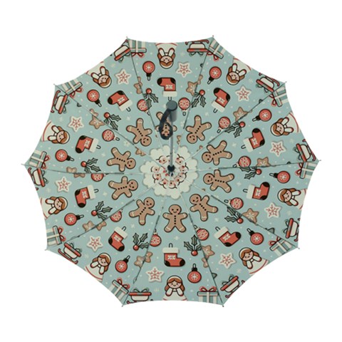 Christmas Cartoon Pattern Automatic Folding Umbrella with Case (Large) from ArtsNow.com