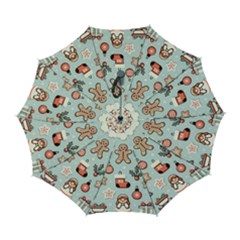 Christmas Cartoon Pattern Automatic Folding Umbrella with Case (Large) from ArtsNow.com
