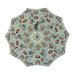 Christmas Cartoon Pattern Automatic Folding Umbrella with Case (Large)