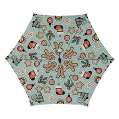 Christmas Cartoon Pattern Automatic Folding Umbrella with Case (Small) from ArtsNow.com