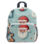 Christmas Decoration Angel Kids  Age 5-10 Lightweight School Backpack with Side Pockets