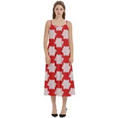 Casual Spaghetti Strap Midi Dress 