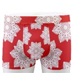 Christmas Snowflakes Background Pattern Men s Boxer Briefs