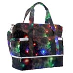 Christmas Lights Sports Shoulder Bag with Shoes Compartment