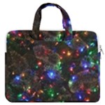 Christmas Lights MacBook Pro 15  Double Pocket Laptop Bag 