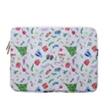 New Year Christmas Winter Pattern 13  Vertical Laptop Sleeve Case With Pocket