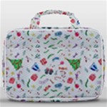 New Year Christmas Winter Pattern Travel Toiletry Bag With Hanging Hook