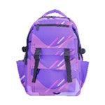 Colorful Labstract Wallpaper Theme Carry-on Double Buckle Travel Backpack