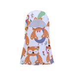 Cute Colorful Owl Cartoon Seamless Pattern Adjustable Balaclava Face Mask