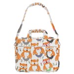Cute Colorful Owl Cartoon Seamless Pattern MacBook Pro 15  Shoulder Laptop Bag