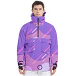Colorful Labstract Wallpaper Theme Men s Pullover Zip Ski and Snowboard Waterproof Breathable Jacket