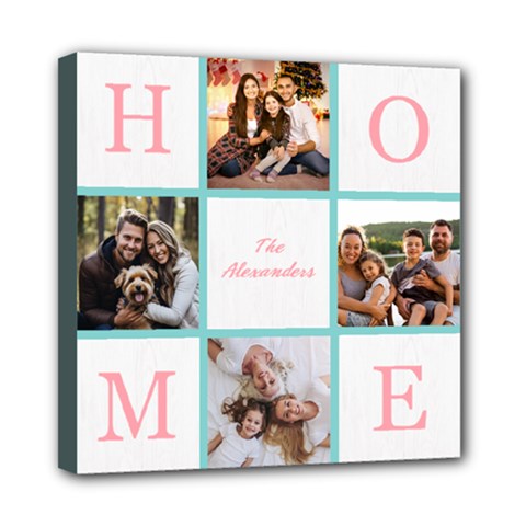 Personalized Photo Any Text Canvas 8  x 8  Mini Canvas 8  x 8  (Stretched) from ArtsNow.com