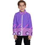 Colorful Labstract Wallpaper Theme Kids  High Neck Windbreaker