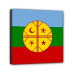 Flag Of The Mapuches Mini Canvas 6  x 6  (Stretched)