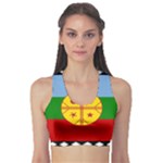 Flag Of The Mapuches Fitness Sports Bra