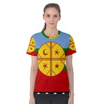 Flag Of The Mapuches Women s Cotton T-Shirt