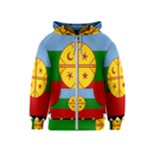 Flag Of The Mapuches Kids  Zipper Hoodie