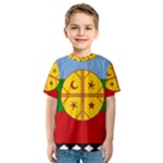 Flag Of The Mapuches Kids  Sport Mesh T-Shirt