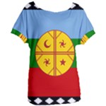Flag Of The Mapuches Women s Oversized T-Shirt