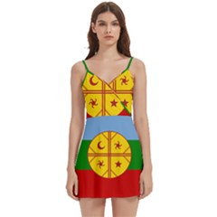 Body Wrap Sleeveless V-Neck Mini Dress 