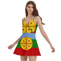Body Wrap Sleeveless V-Neck Mini Dress 