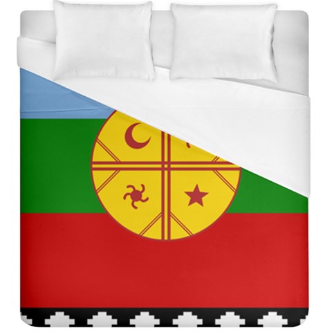 Flag Of The Mapuches Duvet Cover (King Size) from ArtsNow.com