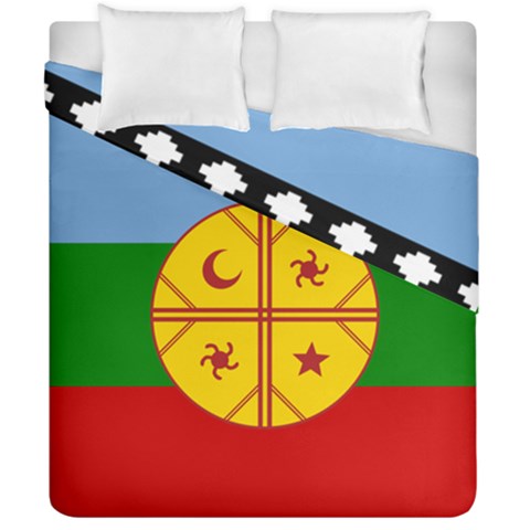 Flag Of The Mapuches Duvet Cover Double Side (California King Size) from ArtsNow.com